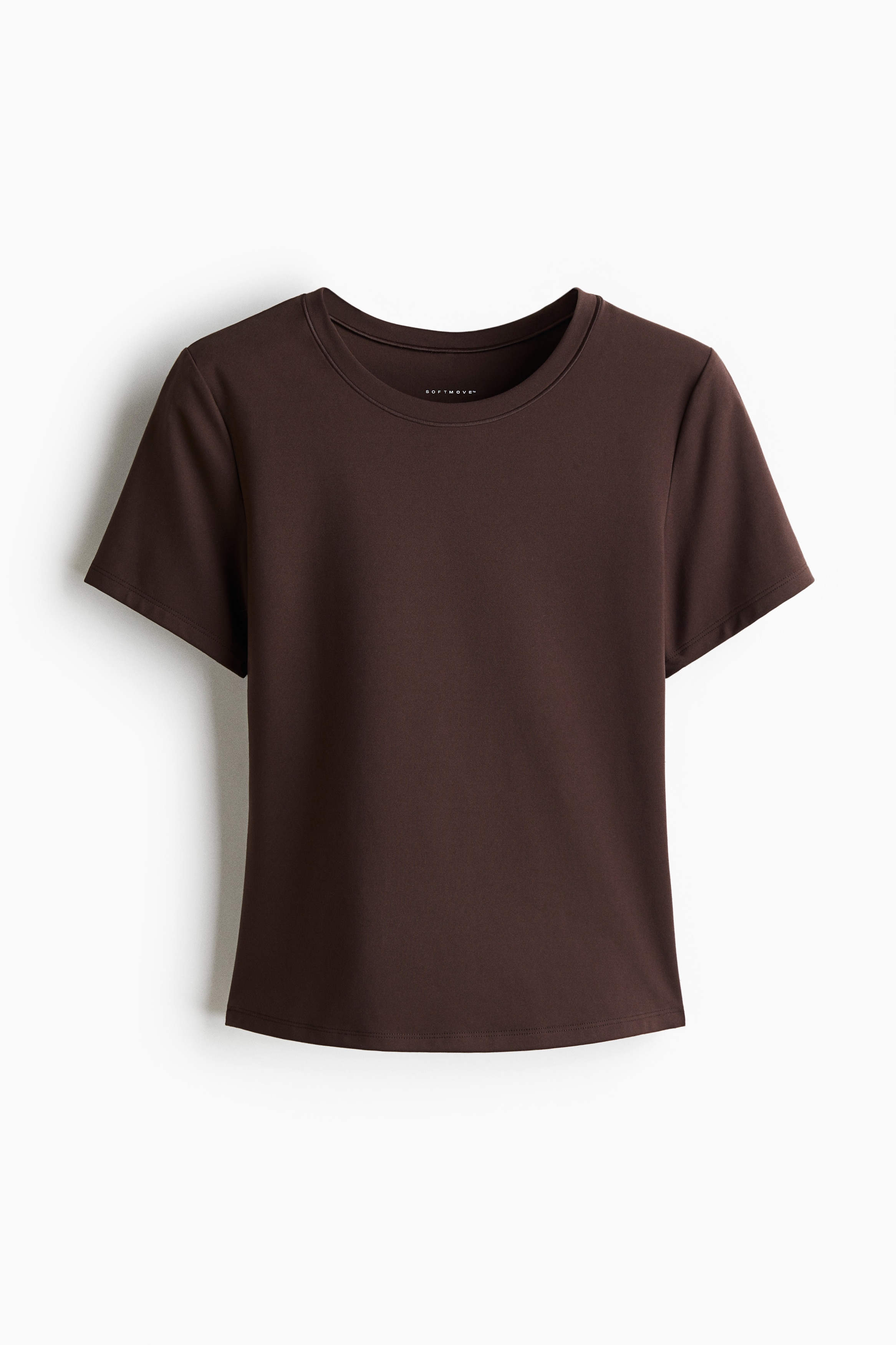 H & M - Sports T-shirt with SoftMove - Brown