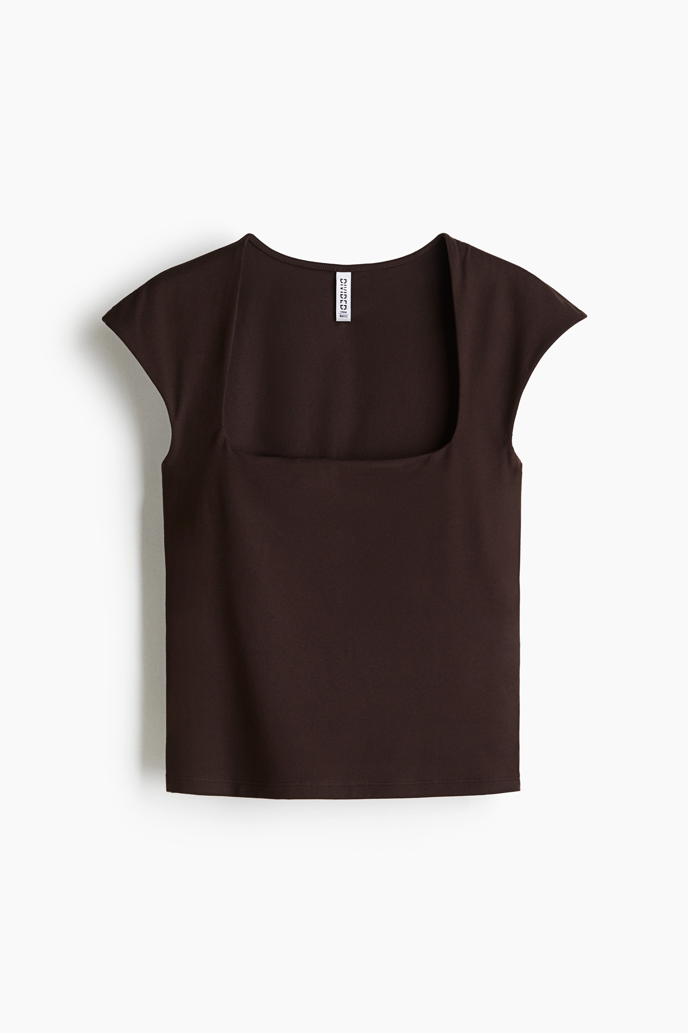 H & M - Soft jersey top - Brown