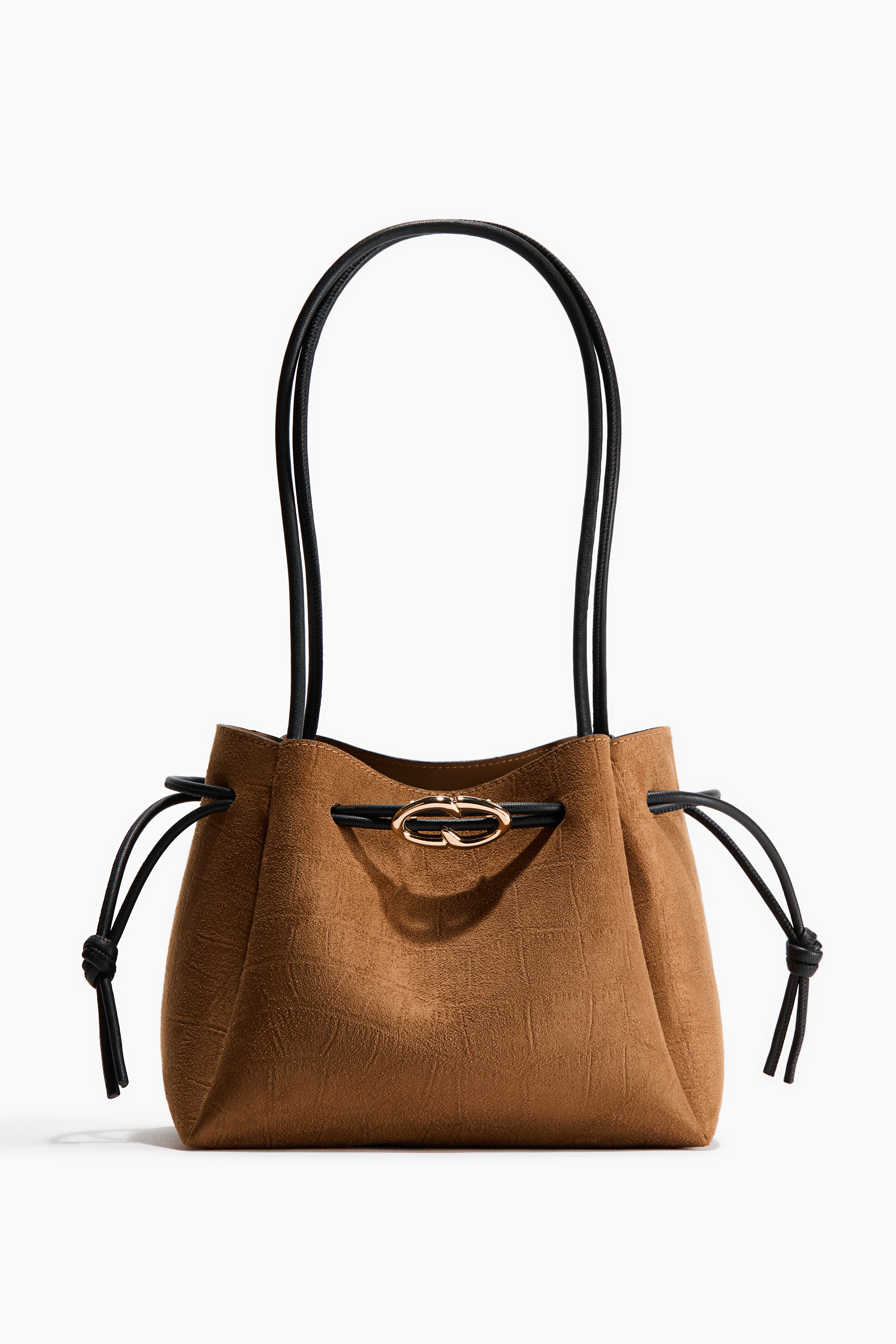H & M - Drawstring-detail shoulder bag - Beige