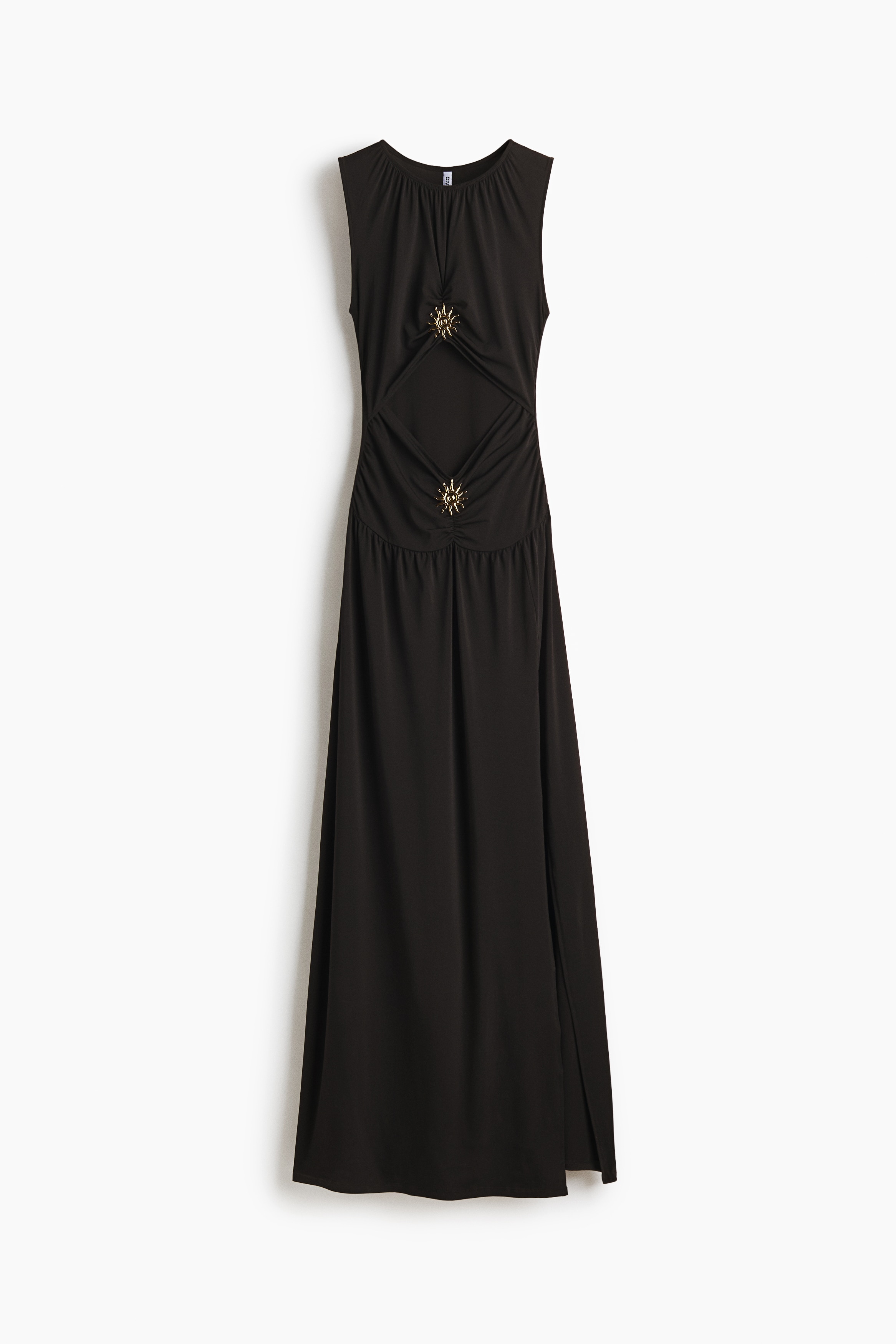 H & M - Cut-out maxi dress - Black