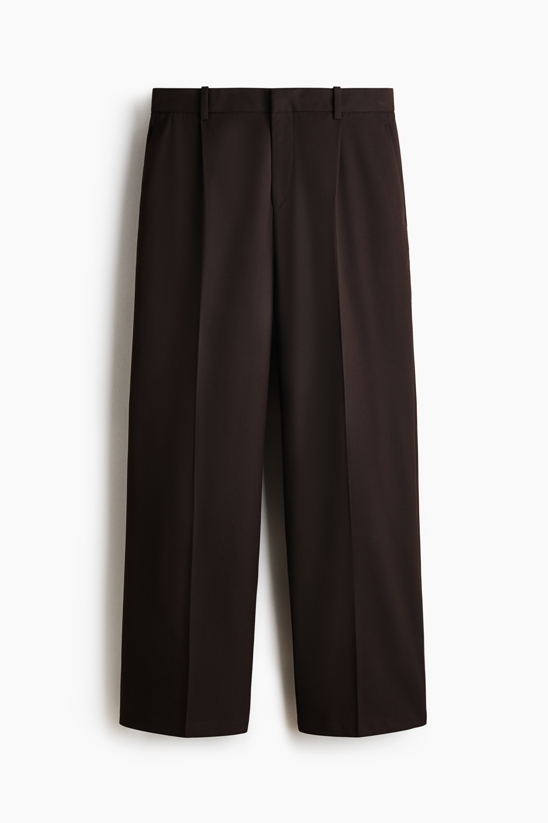 H & M - Loose Fit Tailored trousers - Brown