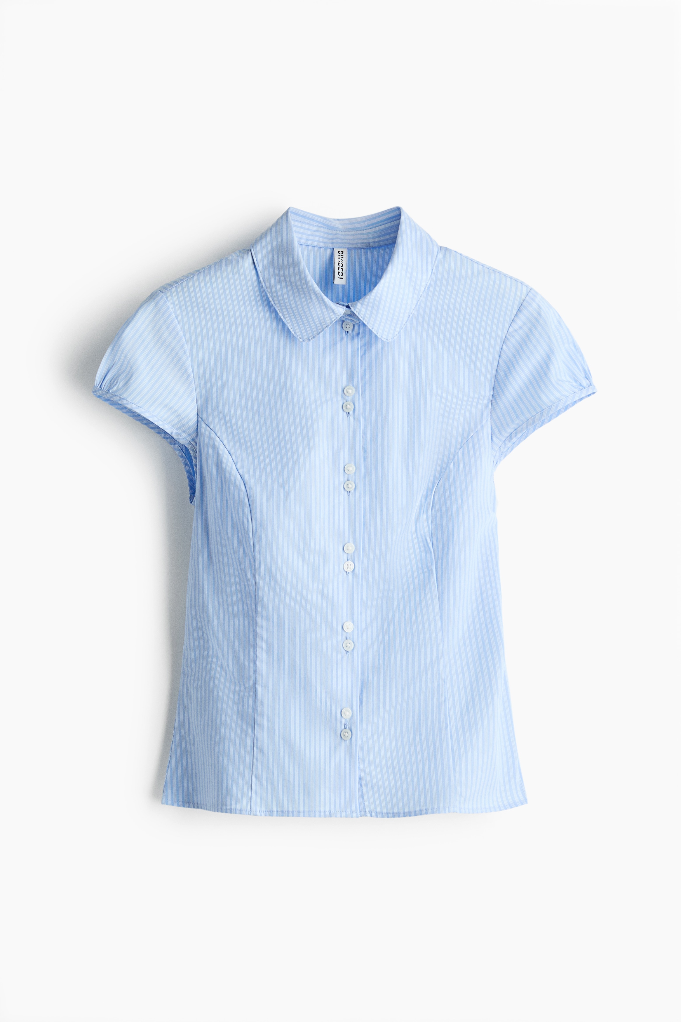 H & M - Cap-sleeved shirt - Blue