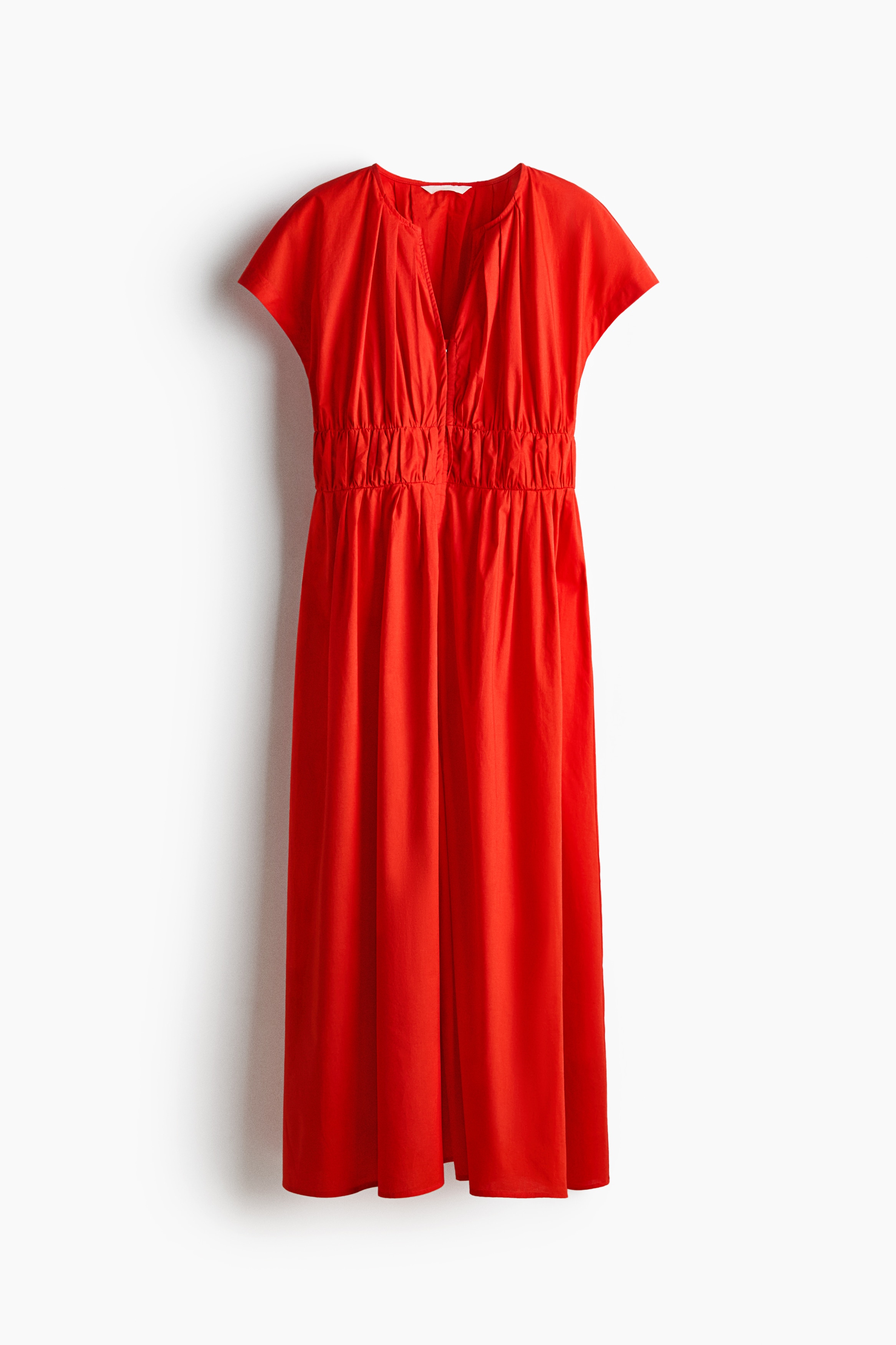 H & M - Cotton midi dress - Red