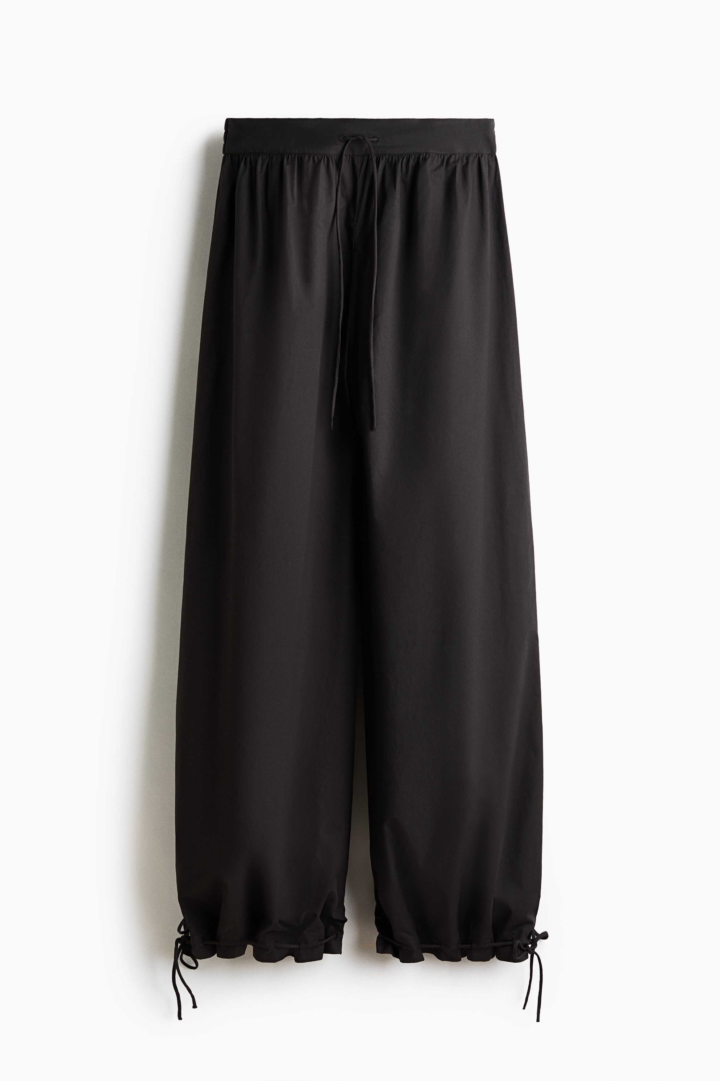 H & M - Balloon-leg poplin trousers - Grey