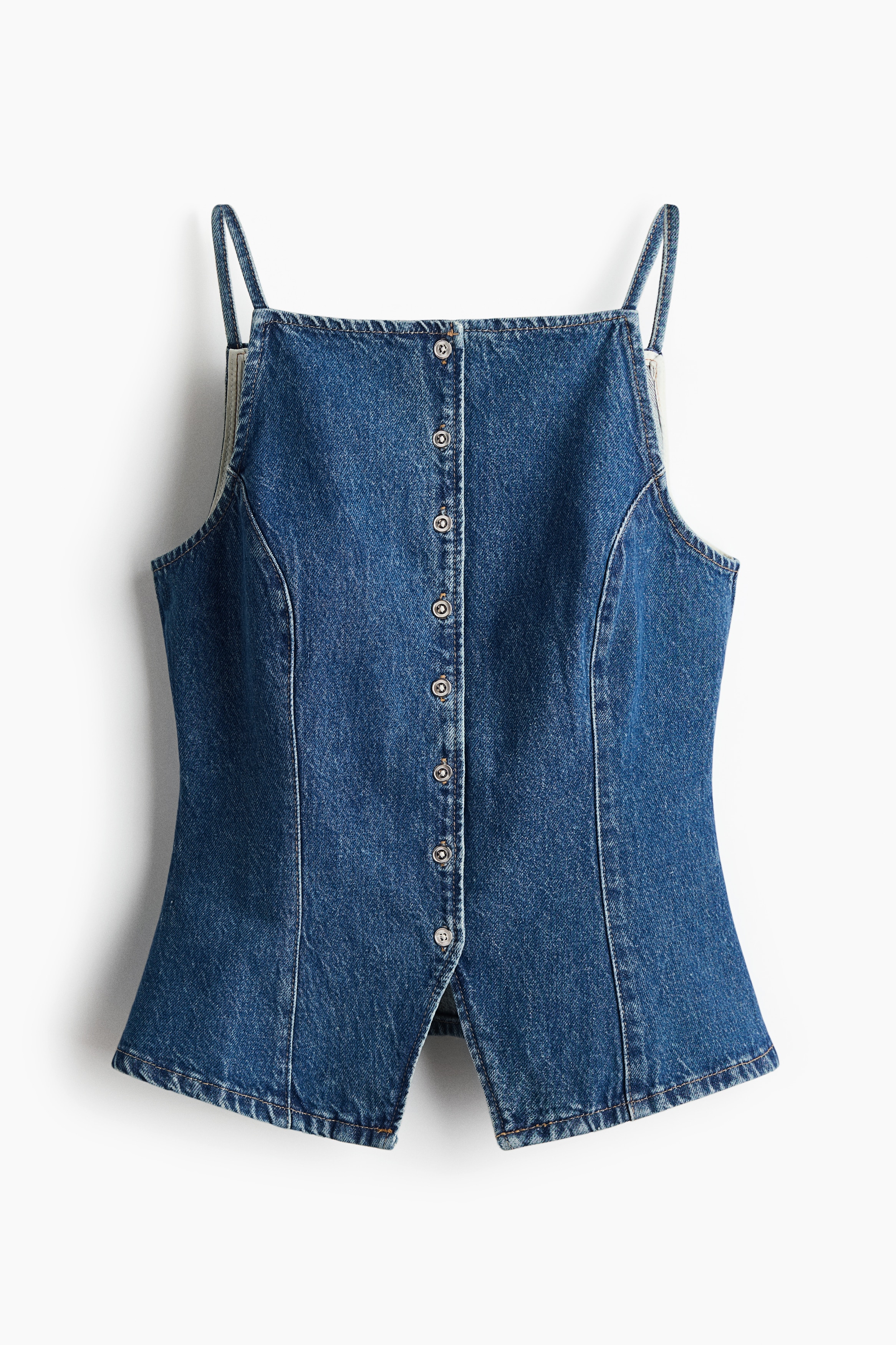 H & M - Denim waistcoat - Blue