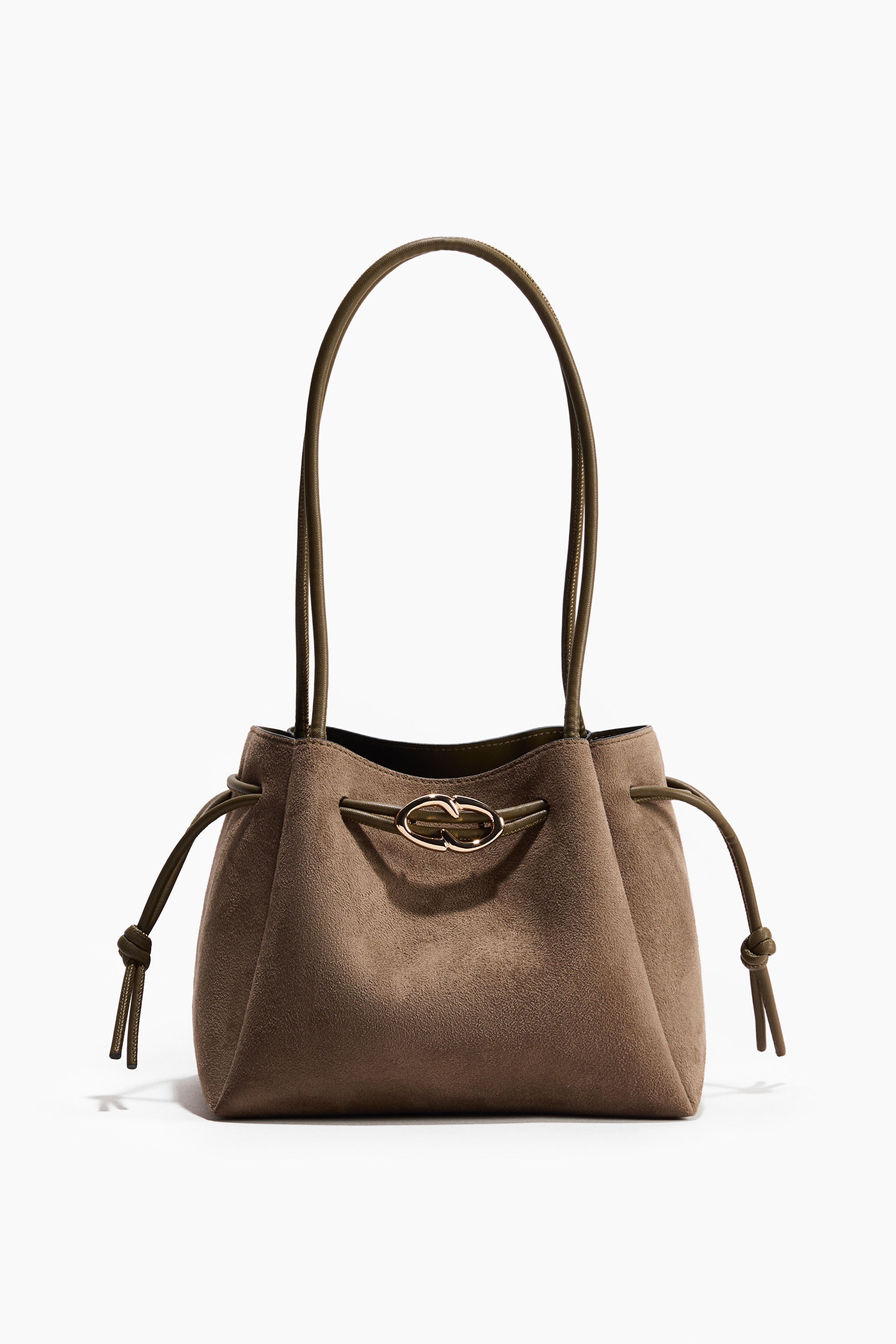 H & M - Drawstring-detail shoulder bag - Green