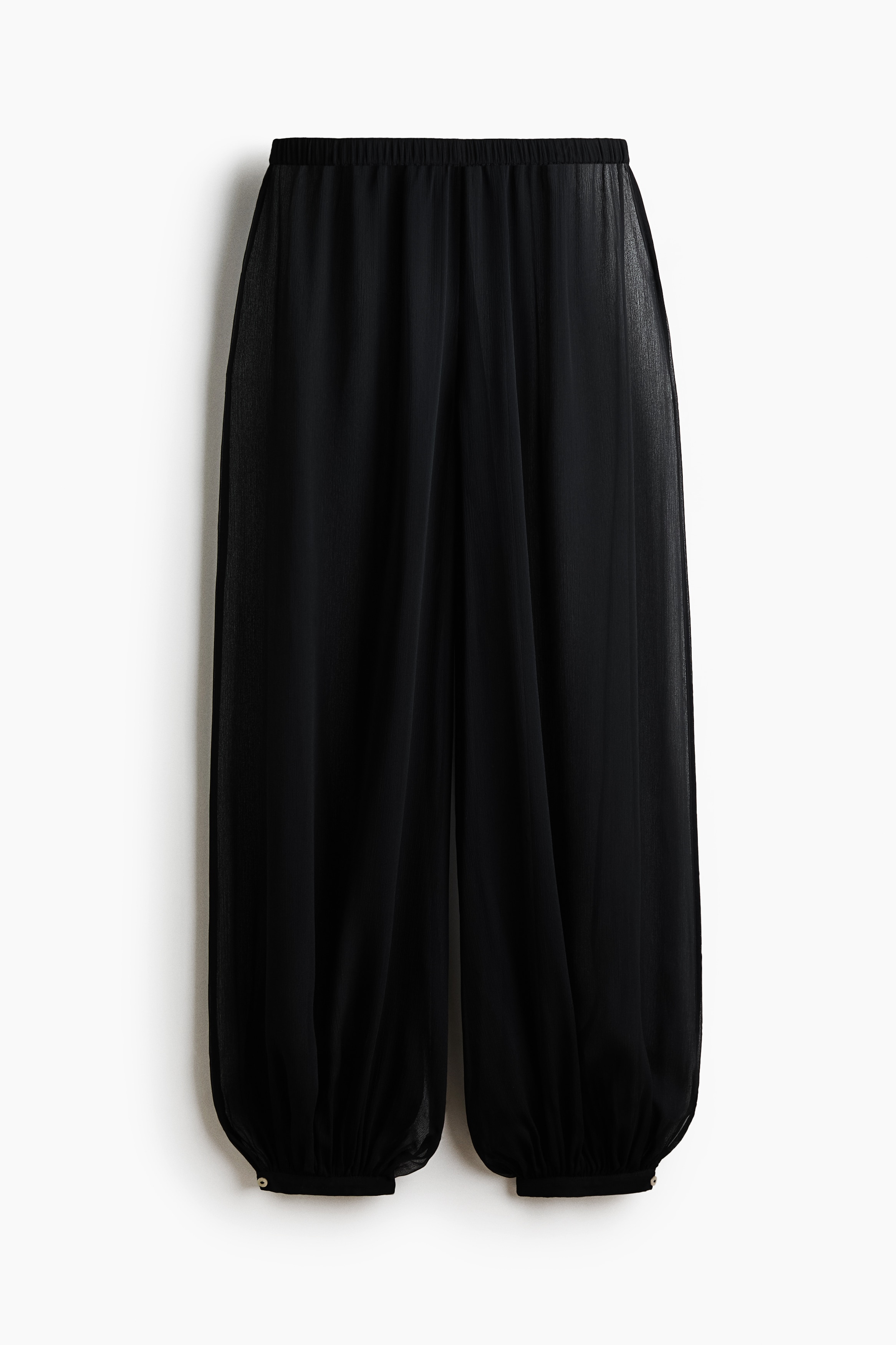 H & M - Balloon-leg pull-on trousers - Black