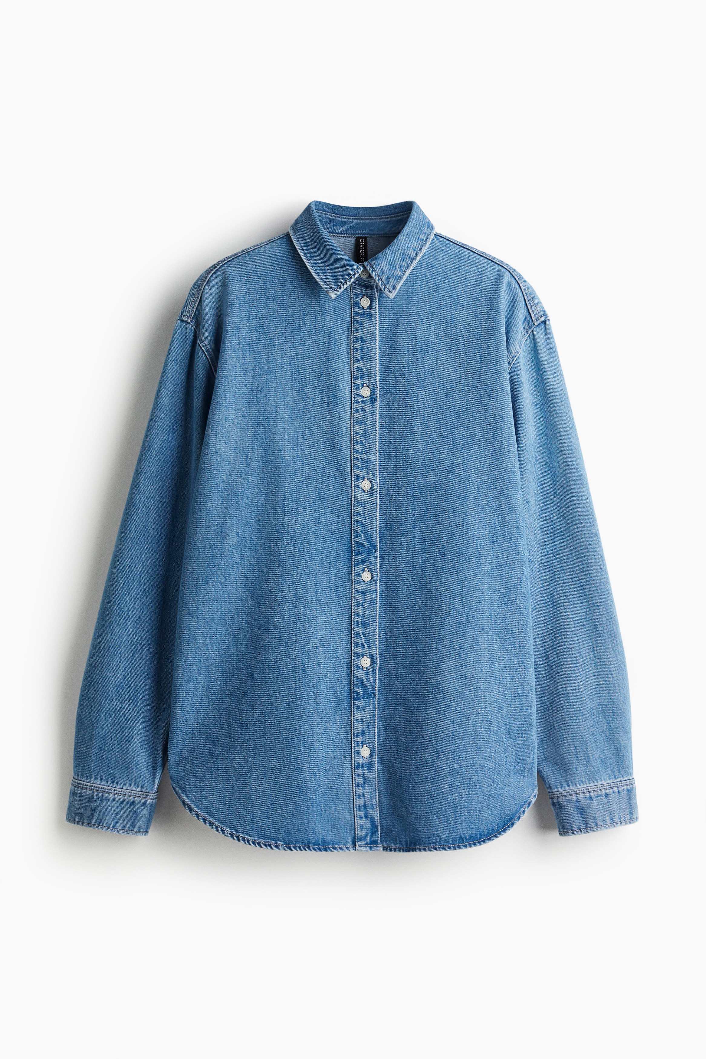 H & M - Oversized denim shirt - Blue