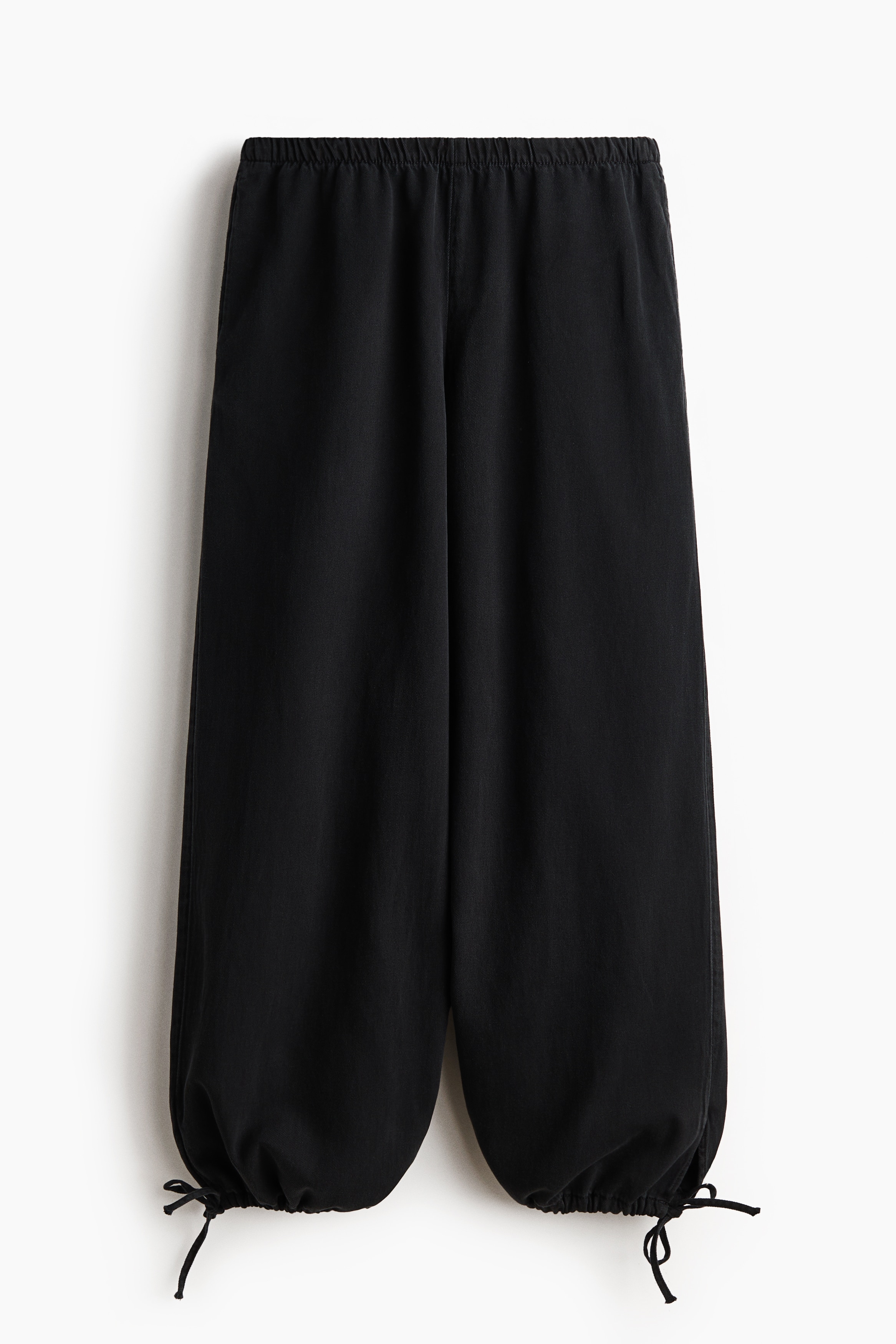 H & M - Balloon-leg denim trousers - Black
